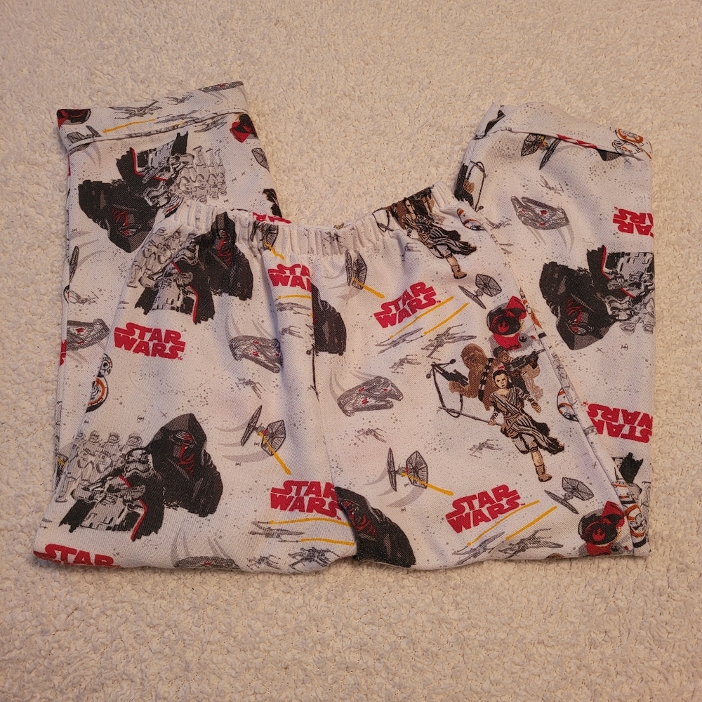 Kids Star Wars Themed Pajama Pants From Pottery Barn, Size 8